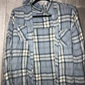 Zumiez baby blue flannel